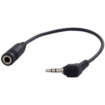 CT29AX12 2.5mm naaras 3.5mm uros aux adapteri