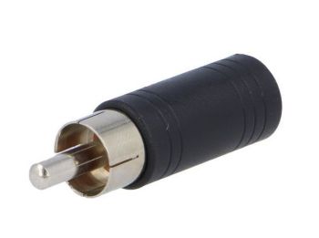 3.5mm naaras plugi RCA uros liittimeksi