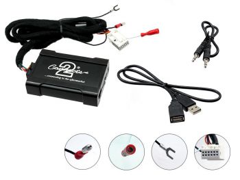CTAVGUSB009 Volkswagen autokohtainen USB AUX 3.5mm adapteri