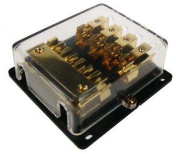 Stinger FBP2448 sulakepesä 4xAGU sulakkeelle 2x22mm2 – 4x8mm2