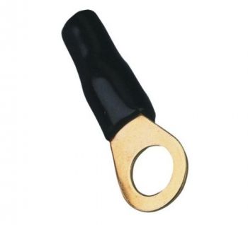 MDS RTx50G vahva rengasliitin 50mm2 maakaapelille (musta) ø8mm