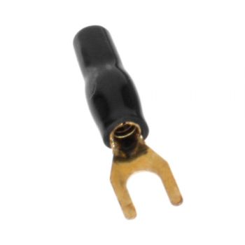 MDS MDSSTx02G musta 2mm2 kaapelin Haarukkaliitin