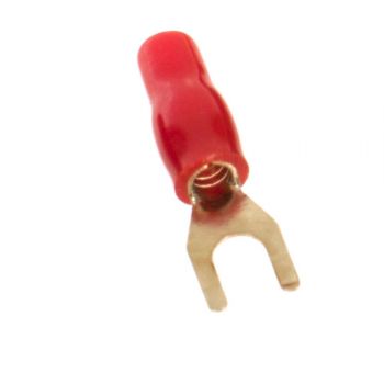 MDS MDSSTx02P punainen 2mm2 kaapelin Haarukkaliitin