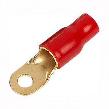 MDS RTx06P vahva rengasliitin 6mm2 virtakaapelille (punainen) ø8mm