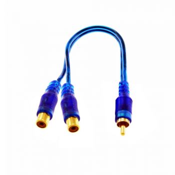 YA-12 Universaali RCA y-haara 1 x RCA uros – 2 x RCA naaras