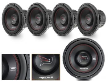 MDS Predator 4 x 12" Subwooferpaket 4000W