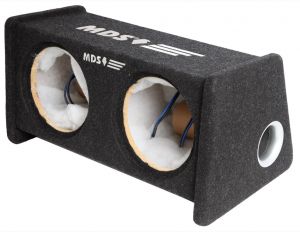 MDS TBS-E8D Subwoofer tupla refleksikotelo 2 x 10” bassoille -32mm etuseinä